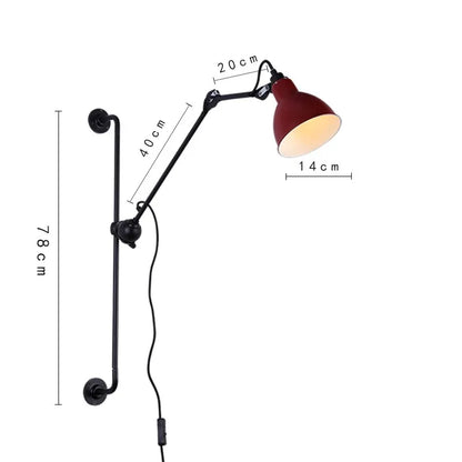 DecorBites™ Adjustable Rotating LED Wall Lamp for Bedroom & Living Room