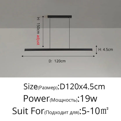 DecorBites™ LED Pendant Lights: Remote Controlled Modern Lighting for Home Décor