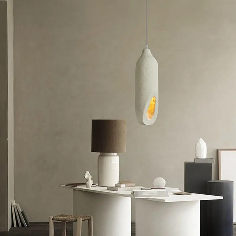 DecorBites™ Cement Handmade Led Chandelier for Living Room, Bedroom Decor Lighting