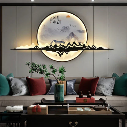 DecorBites™ Landscape LED Wall Picture Light for Home Living Bedroom Study
