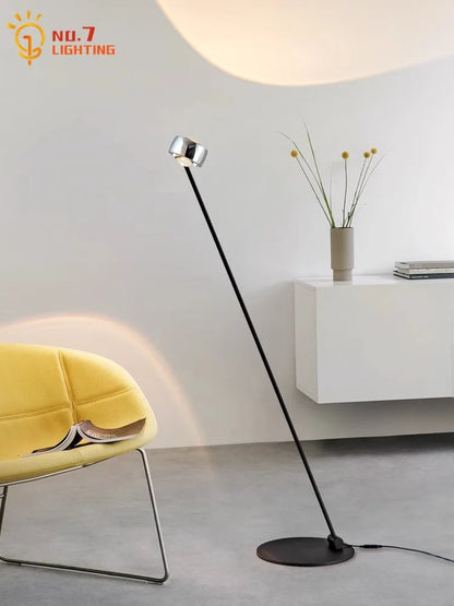 DecorBites™ Induction Dimming LED Vertical Floor Lamp for Modern Living Room