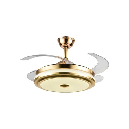 مروحة سقف LED ذكية من DecorBites™ مقاس 42 بوصة مزودة بشفرات قابلة للسحب وجهاز تحكم عن بعد