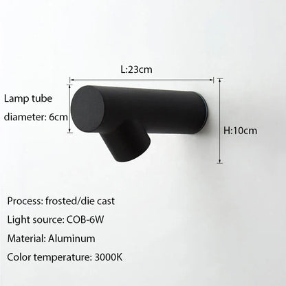 DecorBites™ LED Wall Sconce: Aluminum Creative Indoor Outdoor Lamp for Living Room Bathroom