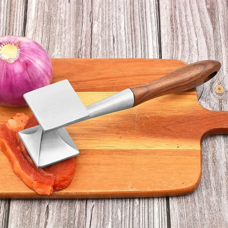 DecorBites™ Dual-sided Stainless Steel Meat Tenderizer Hammer