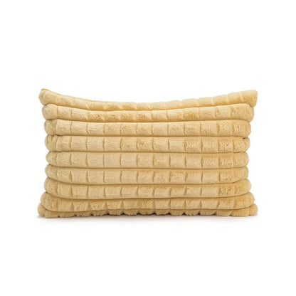 غطاء وسادة هندسي من DecorBites™ بتصميم قطيفة منقوش لديكور منزلي أنيق