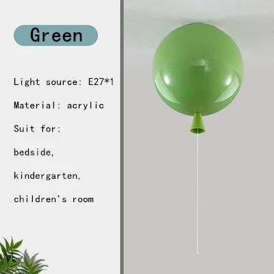 Nordic Balloon Ceiling Fixture