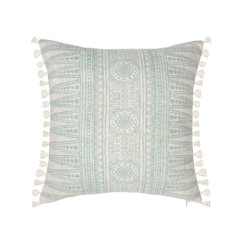 غطاء وسادة DecorBites™‎ من القطن والكروشيه ومسند الظهر القطني للأريكة وديكور المنزل