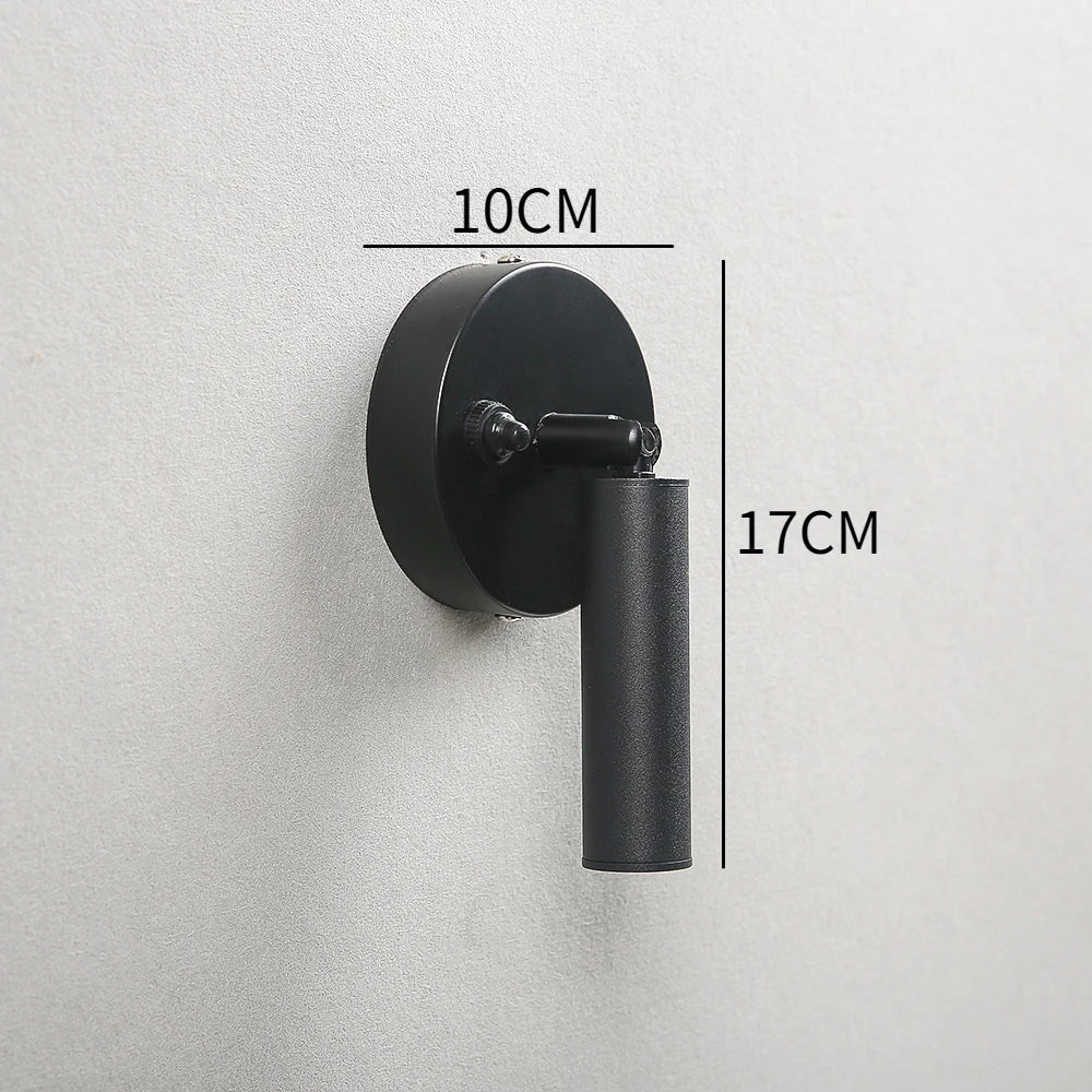 DecorBites™ LED Wall Lamp: Modern Warm Light with Knob Switch for Living Room, Bedroom, Hotel