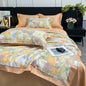 Decobites Luxury Floral Summer Quilt Comforter - Soft, Skin-Friendly & Machine Washable