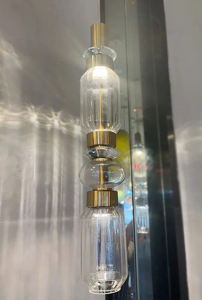 DecorBites™ Glass Chandelier: Elegant Lighting for Home, Restaurant, Bar, and Study Room