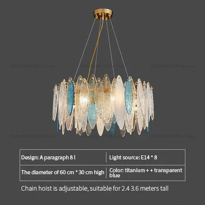 DecorBites™ Crystal Chandelier: Elegant European Style for Living, Bedroom, Dining Room