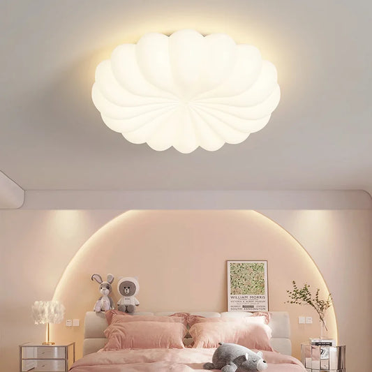 DecorBites™ Cloud LED Ceiling Light in Minimalist White Iron Design for Home Decor