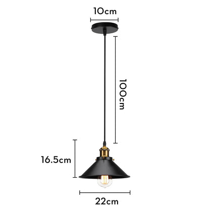 DecorBites™ Iron Pendant Light for Dining Room, Kitchen, and Bedroom
