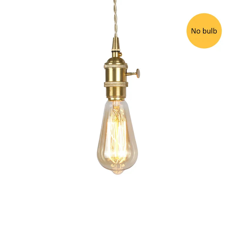 Decorbites™ Golden E27 Hängeleuchte: Vintage-Stil LED-Lampe für das Wohnzimmer