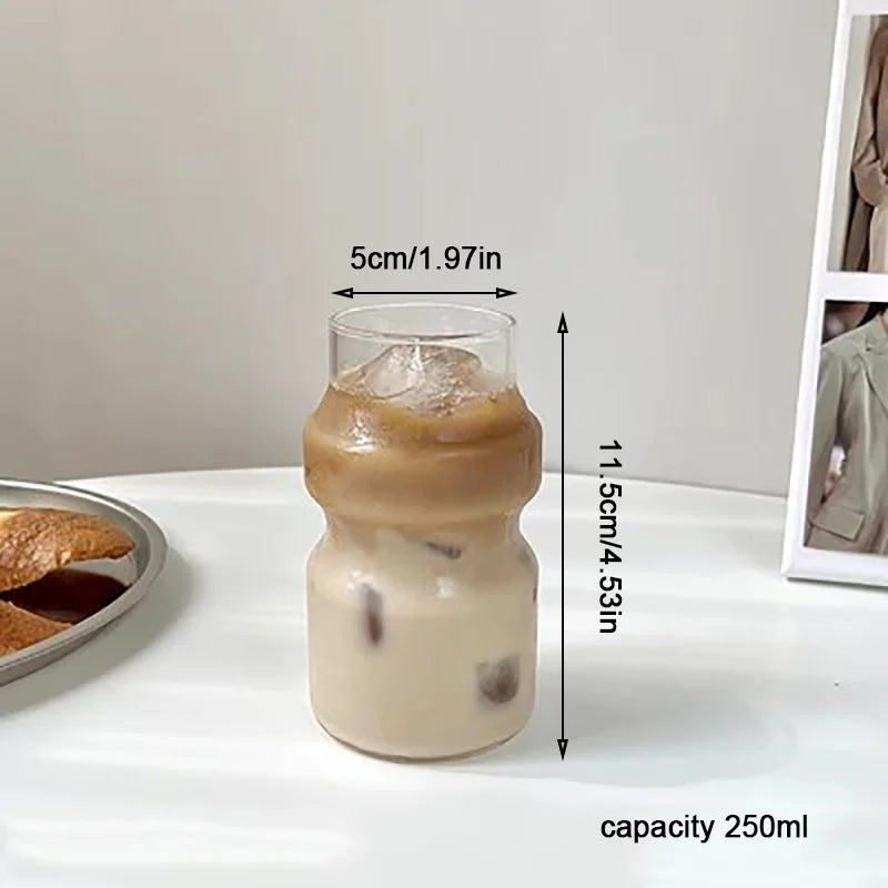 Decorbites™ Kürbisformiges Cocktailglas-Becher, 440 ml – Premium-Trinkgeschirr für Kaffee, Whiskey, Wein & Desserts