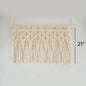 Decobites Macrema Cotton Rope Tassel Curtain Tapestry for Bohemian Room Decor