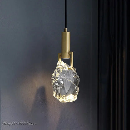 Nordic Gold Crystal Pendant Light