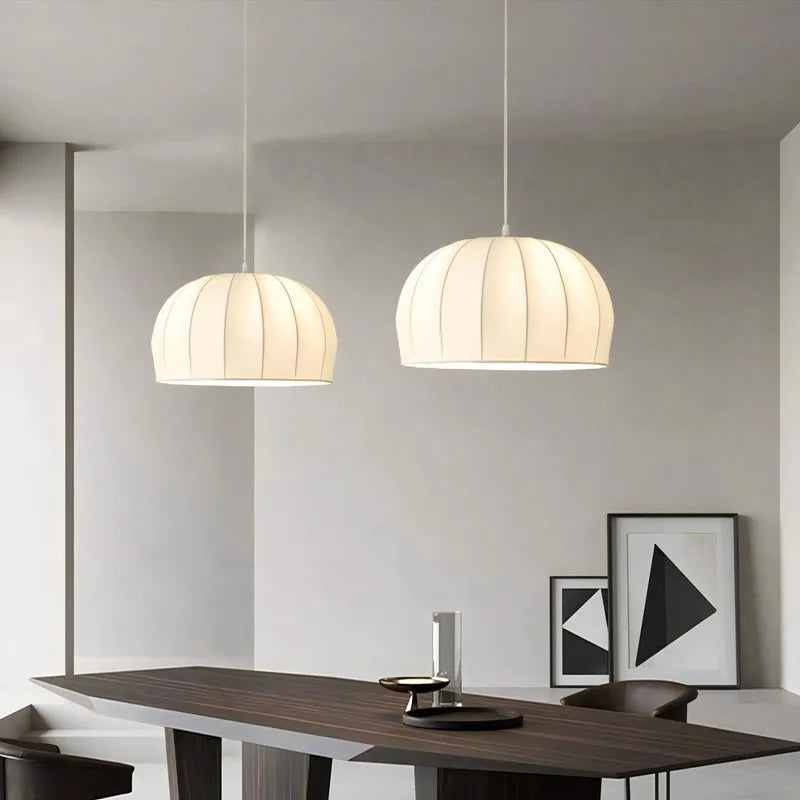 DecorBites™ Elegant Silk Pendant Light for Dining Living Bedroom