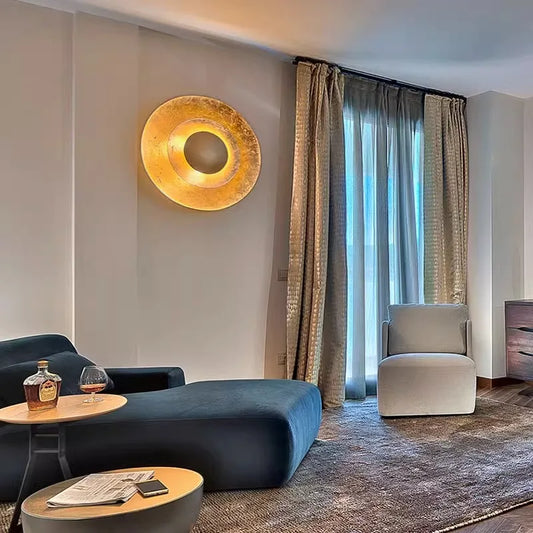 DecorBites™ Italian Vintage Art Decor Wall Sconce LED Lampara Pared for Living Room Background