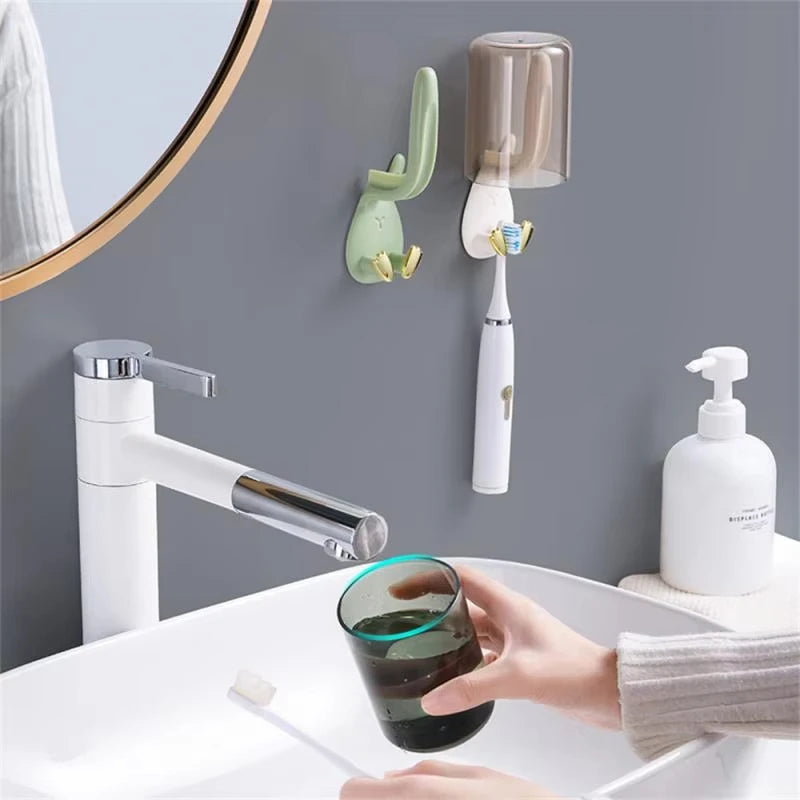 Minimalist Slim Faucet Hot and Cold Water Faucet Basin Mixer Tap Bathroom Faucet Hot and Cold Black Color