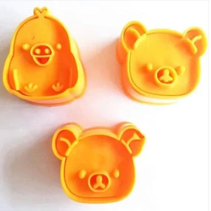 DecorBites™ Cute Bear Sandwich Mold & Cookie Cutter Baking Set