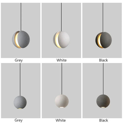 DecorBites™ Cement Planet Chandelier Hanging Lamp for Dining Room & Bedroom