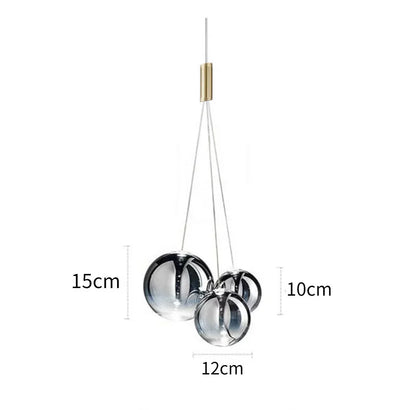 DecorBites™ Glass Bubble LED Pendant Lamp for Restaurant, Bar, and Display Window