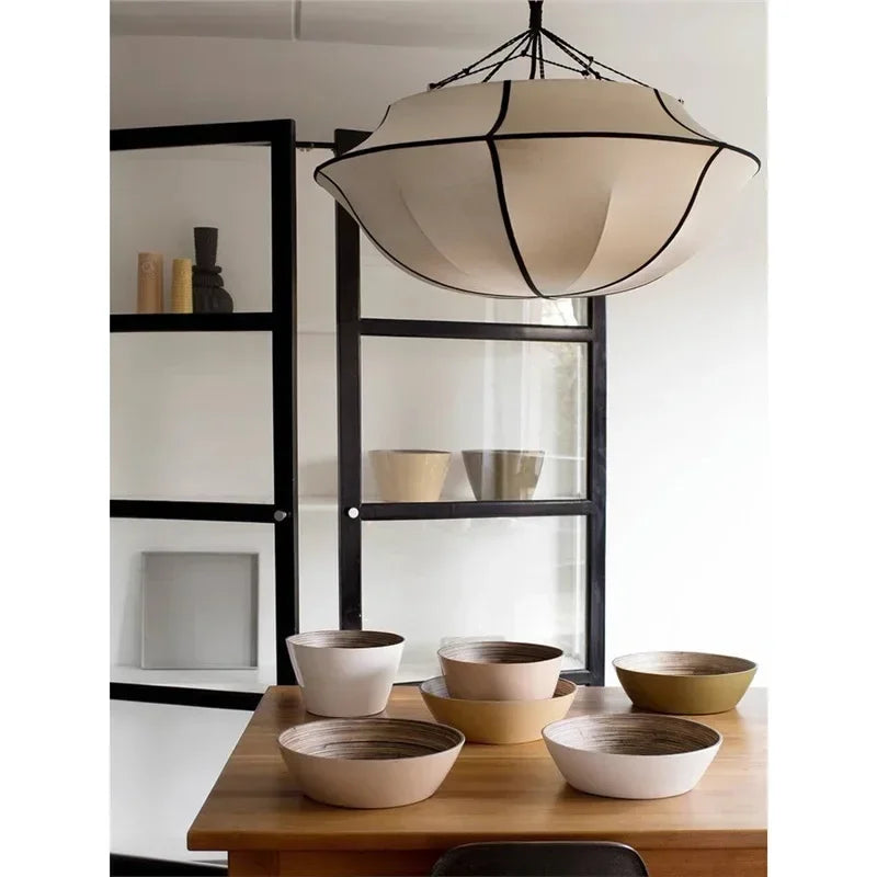 DecorBites™ Japanese Umbrella Pendant Lamp - LED Ceiling Lantern for Living Room Bedroom Office
