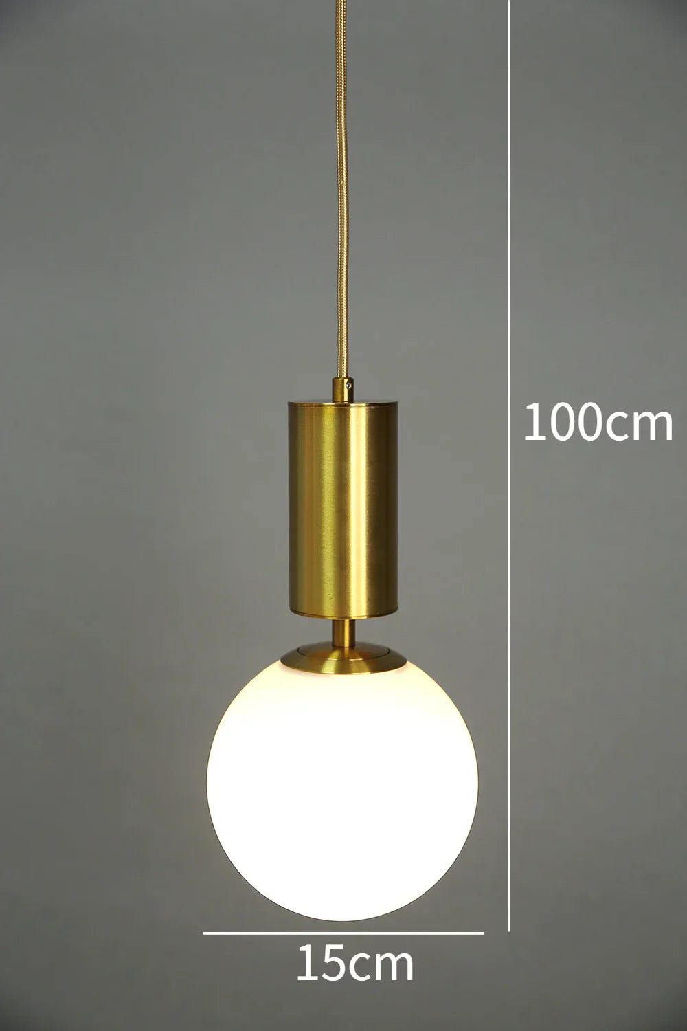 Decorbites™ Lámpara de Techo LED de Bola de Oro para Iluminación de Decoración Hogareña Lujosa