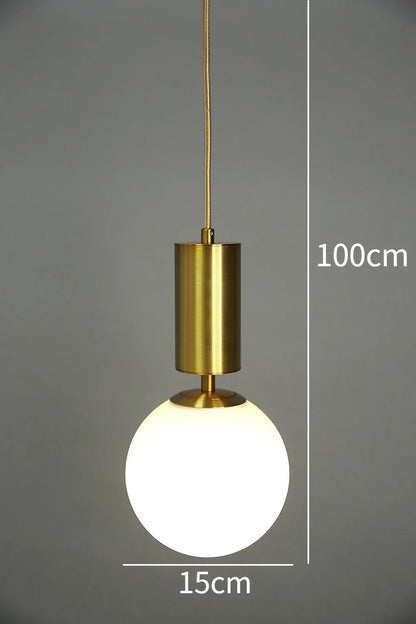 Lámpara de techo LED DecorBites™ Gold Ball para una iluminación decorativa de lujo en el hogar