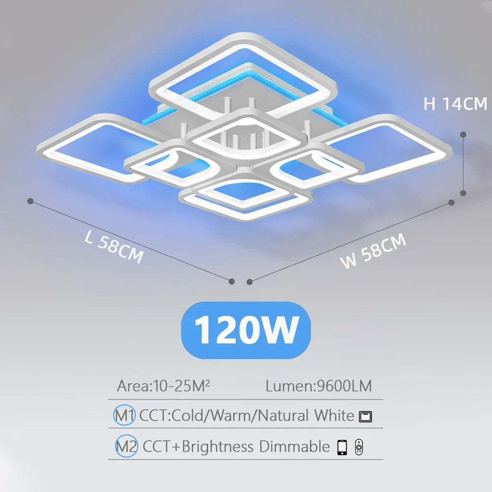 Decorbites™ Lámpara de techo LED con luz regulable para la decoración del hogar