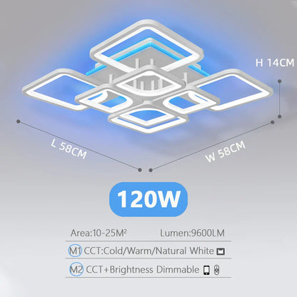 Lámpara de techo LED DecorBites™ con luz regulable para decoración del hogar