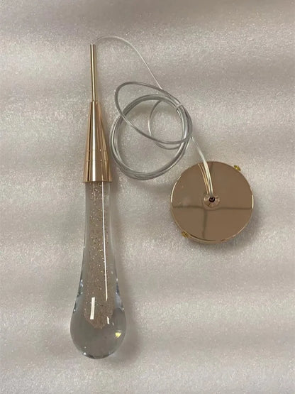 DecorBites™ Crystal Drop Pendant Light - Bedroom Bar Bathroom LED Hanglamp