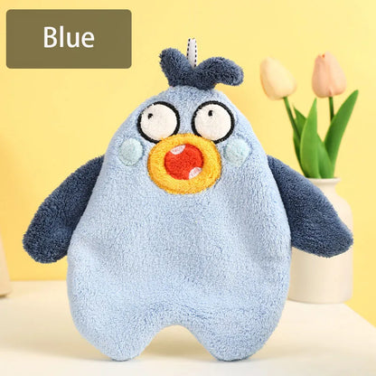 DecorBites™ Kitchen Hand Towel: Soft & Absorbent Coral Velvet Cleaning Cloth, Creative New Year Gift