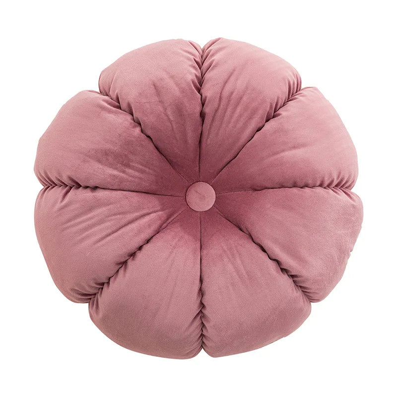 وسائد ديكوربايتس™ ثلاثية الأبعاد بنقشة زهور - وسائد بتلات بيضاء لديكور المنزل بمقاس 50×50 سم