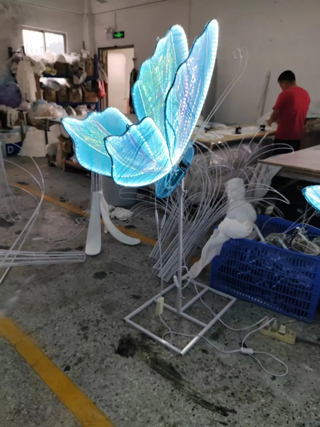 Lámparas colgantes de encaje con forma de alas de mariposa LED DecorBites™ para decoración romántica e iluminación de fiestas