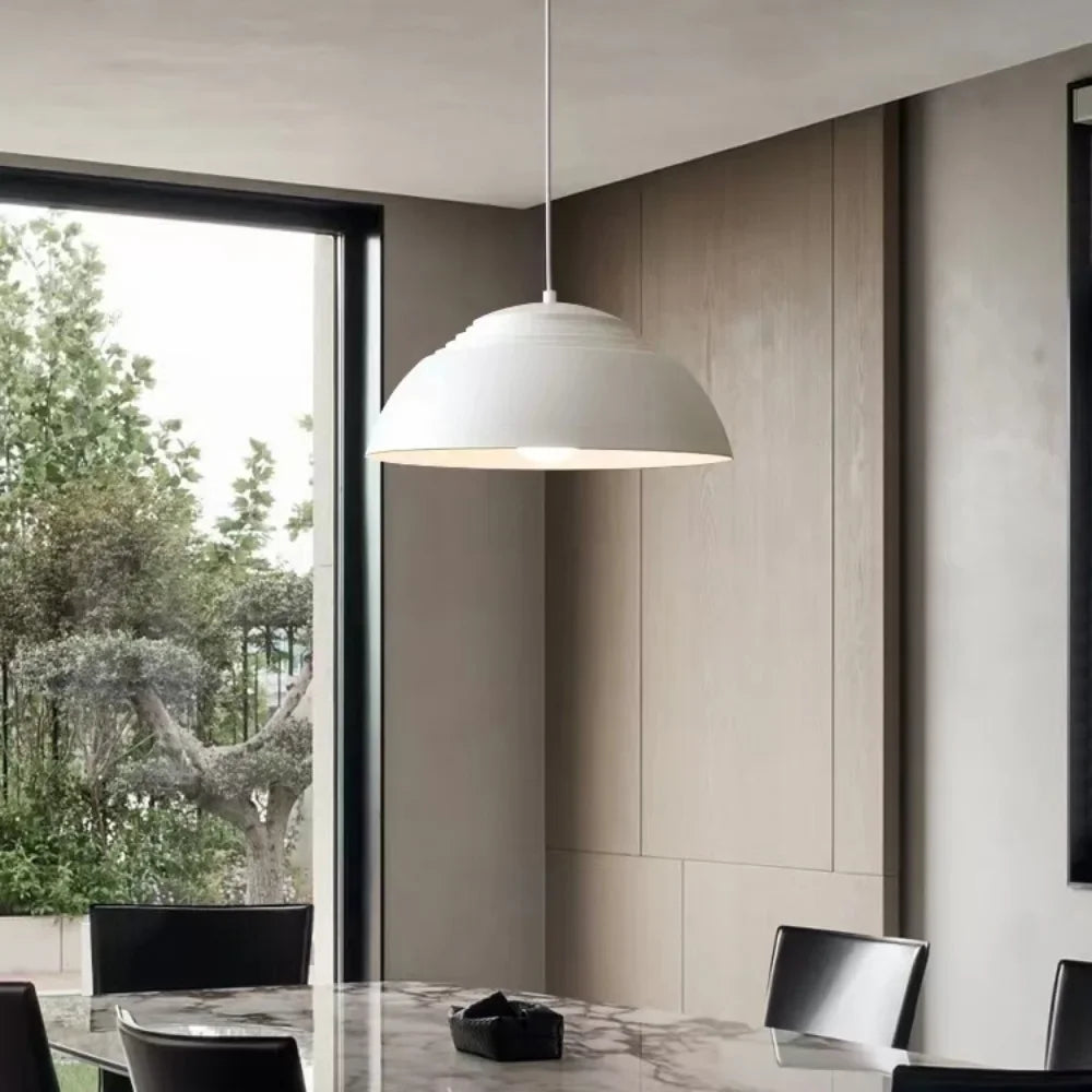 DecorBites™ Glass Ball Pendant Light Minimalist Hanging Lamp for Living Bedroom Dining Room