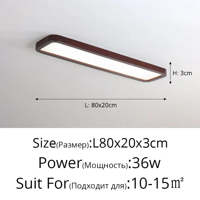 DecorBites™ LED Ceiling Lights: Modern Nordic Kitchen Study Living Room Dimmable Remote Control