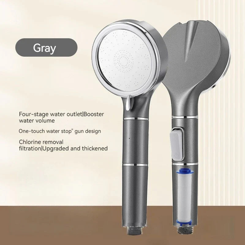 DecorBites™ High Pressure Filterable Handheld Shower Head for Water Saving and Negative Ion Rain