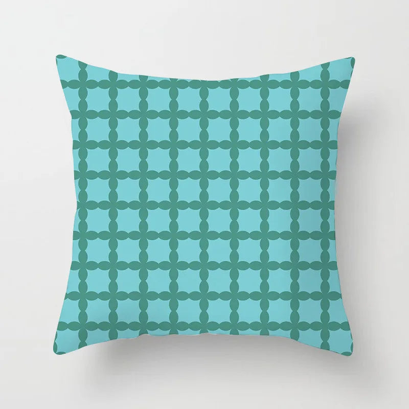 DecorBites™ Leaf Feather Cushion Covers Geometric Heart Print Pillowcase Home Decor