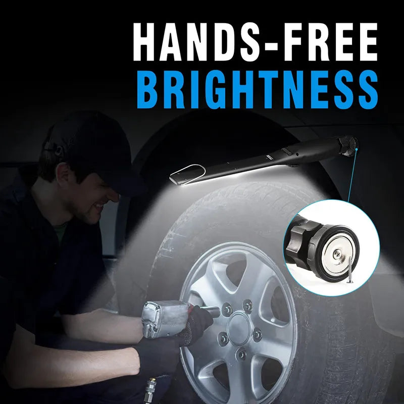 DecorBites™ COB LED Nightlight Work Light 3000AmAh Dimmable Inspection Lamp for Home Garage