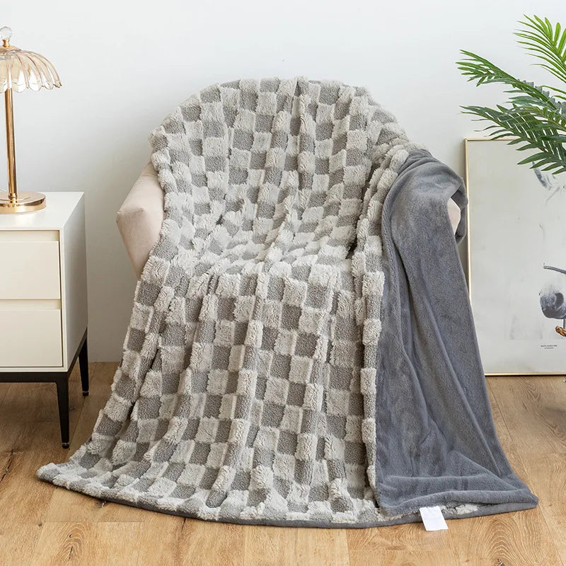 غطاء أريكة من قماش الجاكار الهندسي من DecorBites™ - ملاءات سرير لجميع المواسم