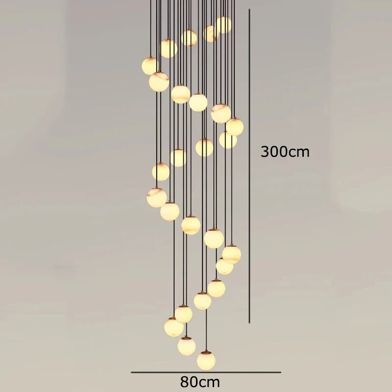 DecorBites™ LED Pendant Light Chandeliers for Living Room Staircase Indoor Lighting