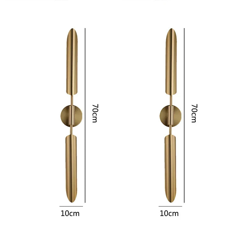 DecorBites™ LED Wall Lamps Lights Mirror Light for Living Room Stairs Loft Night Table