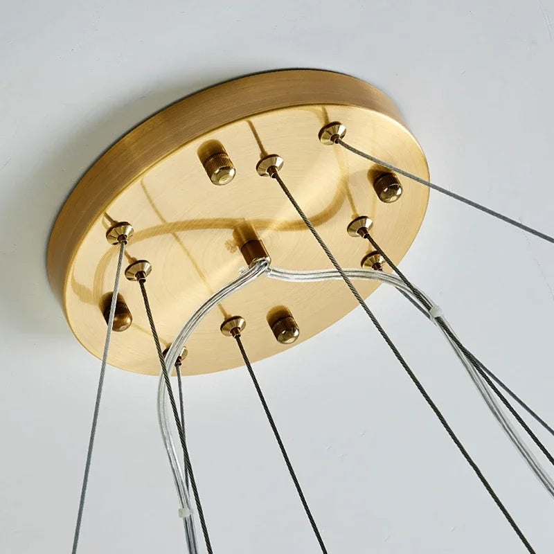 DecorBites™ Crystal Flower Chandelier: Luxury LED Ceiling Light for Home Decor, Living Room, Bedroom