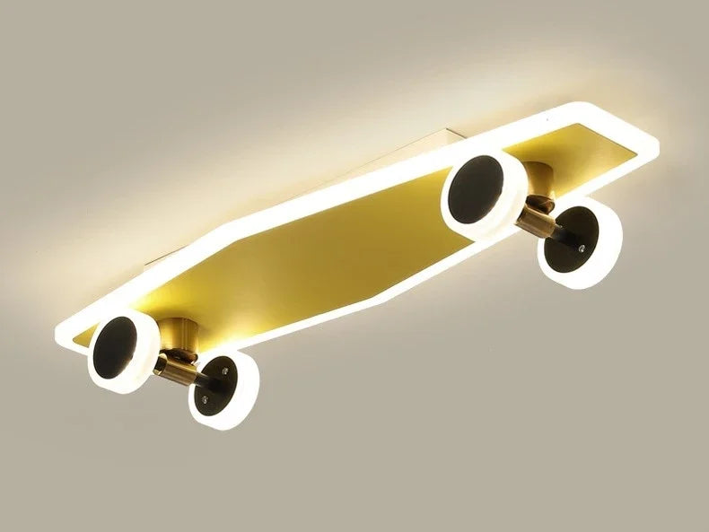DecorBites™ Cartoon Skateboard Ceiling Light for Children's Room