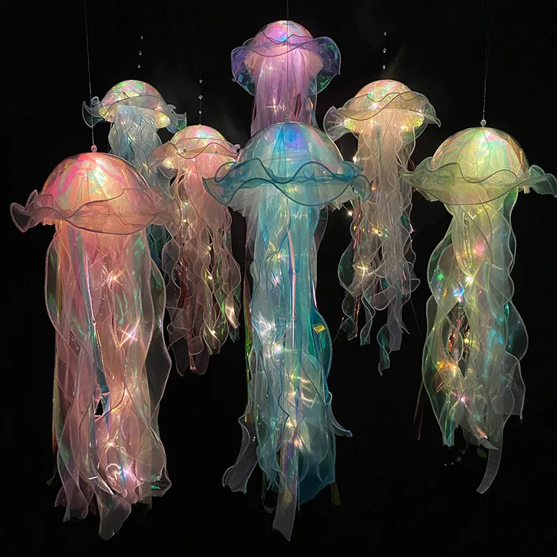 PVC Jellyfish Lantern Night Light