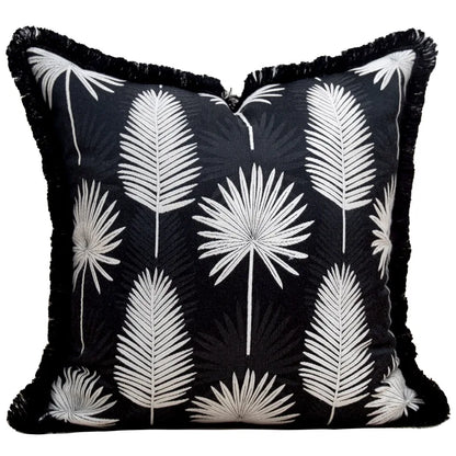 DecorBites™ Black & White Light Luxury Designer Pillow Cover - Living Room & Hotel Sofa Décor
