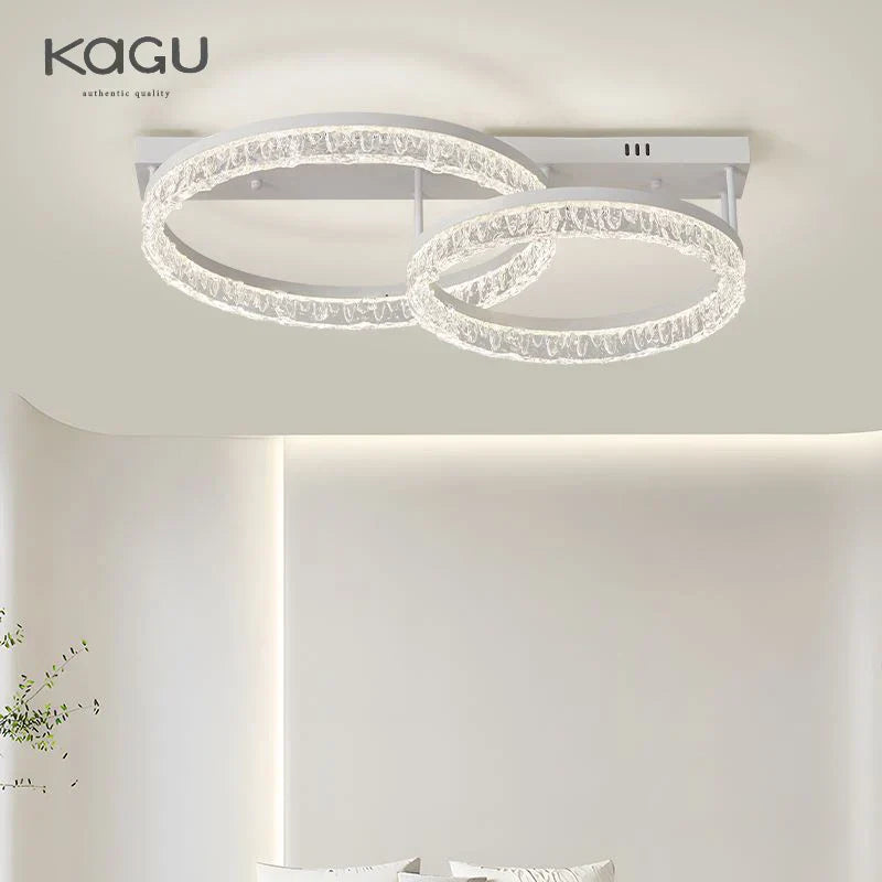 DecorBites™ LED Ring Chandelier with Remote Control - Modern Ceiling Lamp for Home Décor