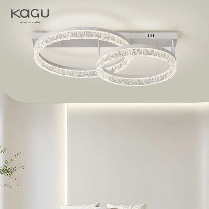 DecorBites™ LED Ring Chandelier with Remote Control - Modern Ceiling Lamp for Home Décor
